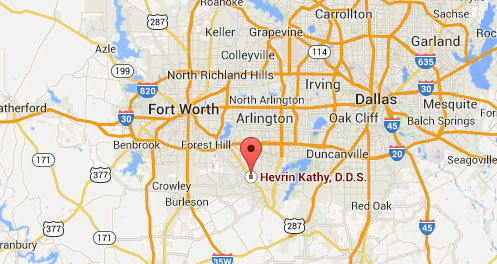 google map to Hevrin Kathy, D.D.S.